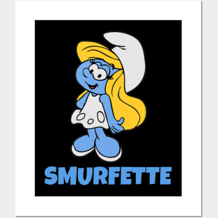 Smurfette Smurf Posters and Art